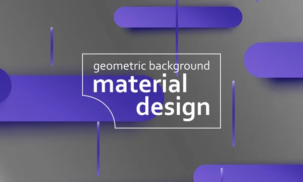 Geometrinen tausta. Materiaalin suunnittelu . — vektorikuva