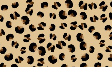 Leopar baskı tasarımı. Hayvan deri desen.