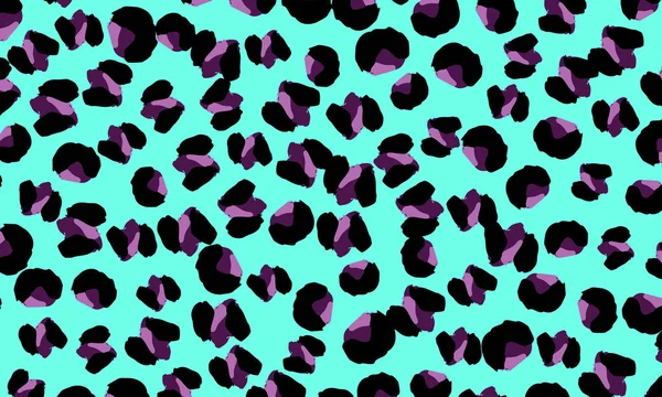 Leopardmönster. Djurhud mönster. — Stock vektor