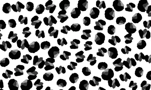 Leopard print. Animal skin pattern. — Stock Vector