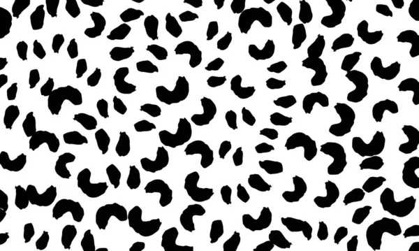 Leopard print. Animal skin pattern. — Stock Vector