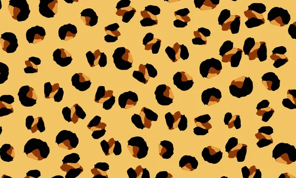 Leopardmönster. Djurhud mönster. — Stock vektor