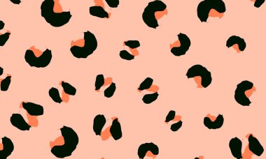 Leopar baskı tasarımı. Hayvan deri desen.