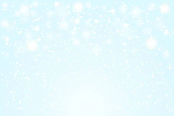 Fond de neige. Le ciel d'hiver. Vecteur . — Image vectorielle