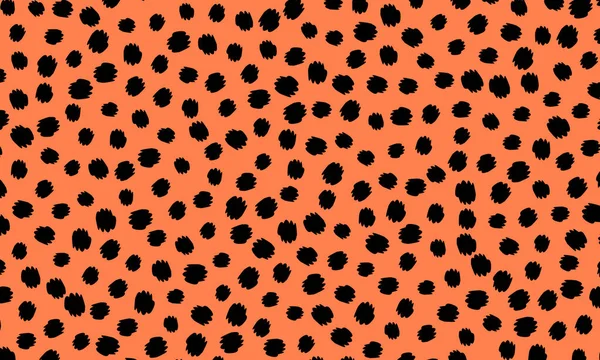 Leopard print design. Djurhud mönster. — Stock vektor