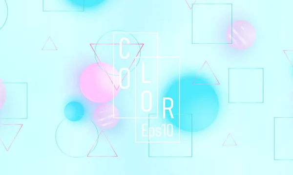 Fondo de color. Patrón de fluidos . — Vector de stock