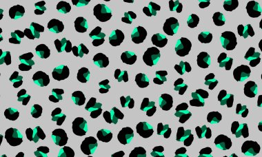 Leopar baskı tasarımı. Hayvan deri desen.