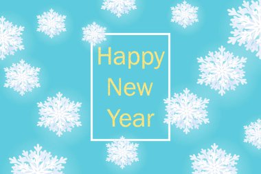 Mutlu Yıllar 2020. Noel afişi