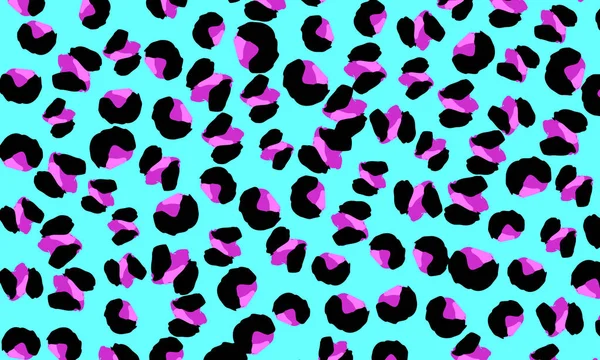 Leopard print design. Djurhud mönster. — Stock vektor