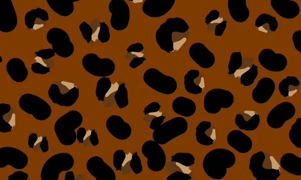 Leopardí tisku design. Vzor zvířecí kůže. — Stockový vektor