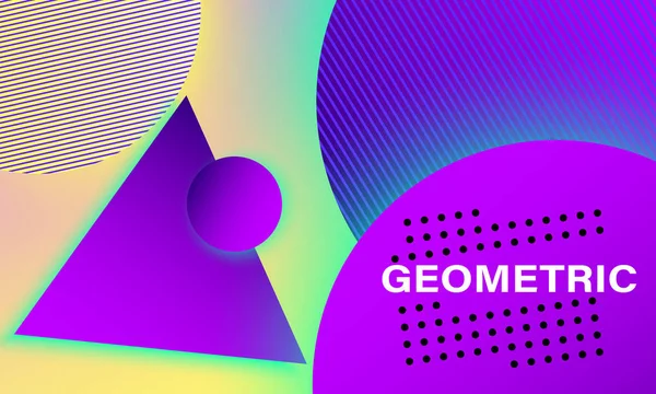 Fundo geométrico. Cobertura abstrata mínima — Vetor de Stock