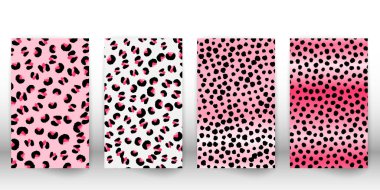 Leopar baskı tasarımı. Hayvan deri desen.