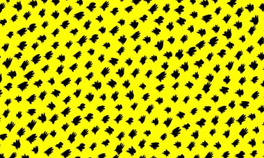 Mürekkep fırçası darbeleri. Soyut düzensiz paattern