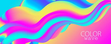 Yaz Arkaplanı. Sıvı akışı. Moda Posteri.