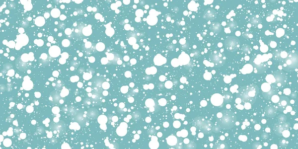 Fondo de nieve. Cielo de invierno. Vector . — Vector de stock