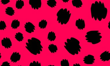 Leopar deseni. Hayvan derisi deseni. Kusursuz tasarım deseni.