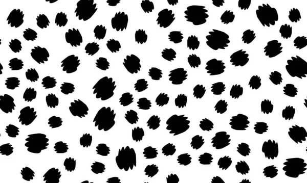 Huella de leopardo. Patrón de piel animal. Patrón de diseño sin costuras . — Vector de stock