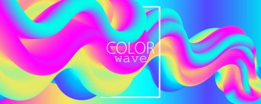 Yaz Arkaplanı. Sıvı akışı. Moda Posteri.