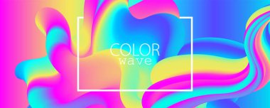 Yaz Arkaplanı. Sıvı akışı. Moda Posteri.