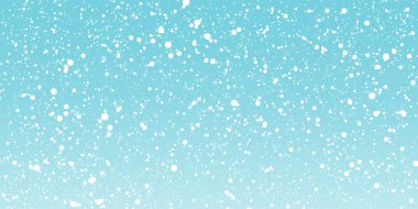 Kar Arkaplanı. Kış gökyüzü. Vektör.