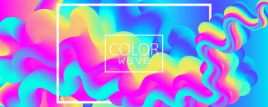 Yaz Arkaplanı. Sıvı akışı. Moda Posteri.