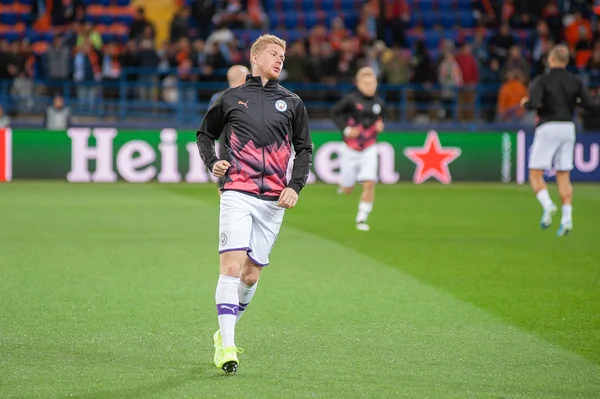 Kharkiv, Oekraïne 18 september 2019: voetballer van Manc — Stockfoto