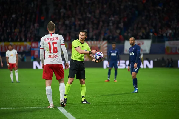 Leipzig Alemania Marzo 2020 Lukas Klostermann Durante Partido Leipzig Tottenham —  Fotos de Stock