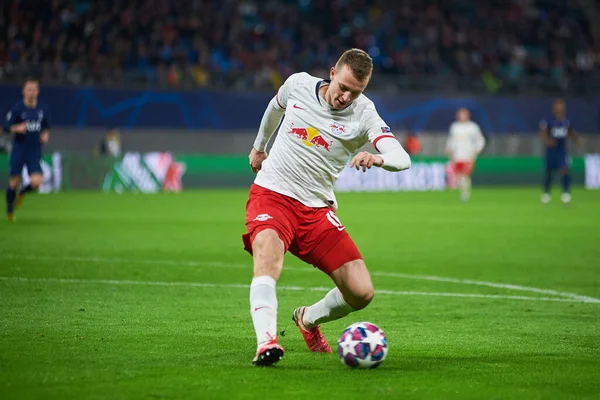 Leipzig Alemanha Março 2020 Lukas Klostermann Durante Partida Leipzig Tottenham — Fotografia de Stock