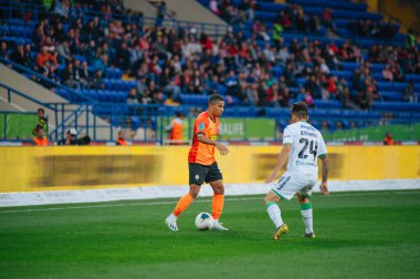 Kharkiv, Ukrayna - 4 Ağustos 2019: UPL Shakhtar - Karpaty