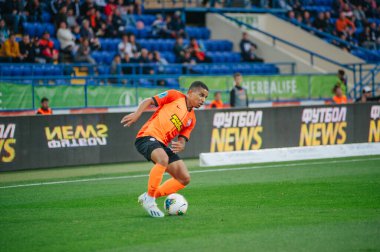 Kharkiv, Ukrayna - 4 Ağustos 2019: UPL Shakhtar - Karpaty