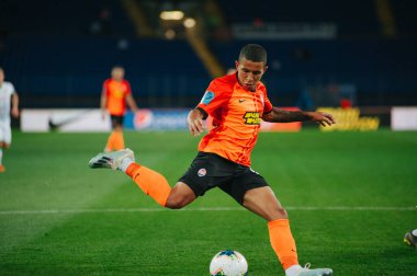 Kharkiv, Ukrayna - 4 Ağustos 2019: UPL Shakhtar - Karpaty
