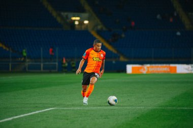 Kharkiv, Ukrayna - 4 Ağustos 2019: UPL Shakhtar - Karpaty