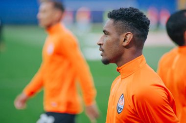 Kharkiv, Ukrayna - 4 Ağustos 2019: UPL Shakhtar - Karpaty