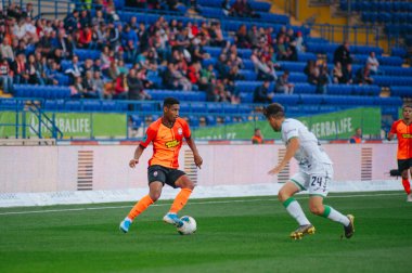 Kharkiv, Ukrayna - 4 Ağustos 2019: UPL Shakhtar - Karpaty