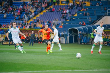 Kharkiv, Ukrayna - 4 Ağustos 2019: UPL Shakhtar - Karpaty