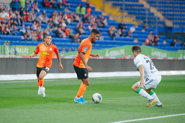 Kharkiv, Ukrayna - 4 Ağustos 2019: UPL Shakhtar - Karpaty