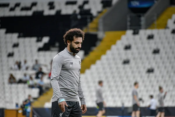 Istanbul Turchia Agosto 2019 Mohamed Salah Attaccante Del Liverpool Campo — Foto Stock