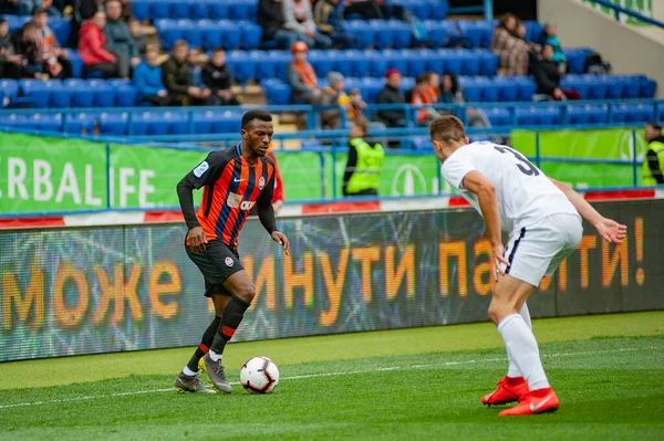 Харків Україна Квітня 2019 Larry Olarenwaju Ayobami Kayode Forward Shakhtar — стокове фото