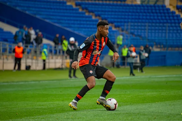 Kharkiv, Ukrayna - 13 Nisan 2019: Tete, Zorya Luhansk maçında Shakhtar 'ın orta saha oyuncusu
