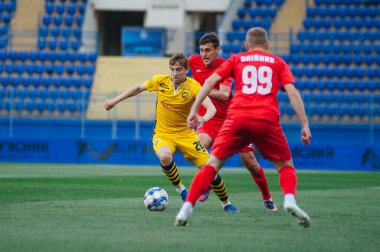Kharkiv, Ukrayna - 24 Haziran 2020: PFL Metallist-1925 - Metalurg 