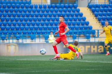 Kharkiv, Ukrayna - 24 Haziran 2020: PFL Metallist-1925 - Metalurg 