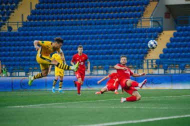 Kharkiv, Ukrayna - 24 Haziran 2020: PFL Metallist-1925 - Metalurg 