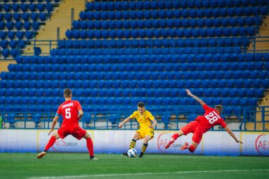 Kharkiv, Ukrayna - 24 Haziran 2020: PFL Metallist-1925 - Metalurg 