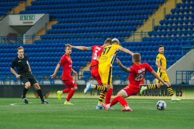 Kharkiv, Ukrayna - 24 Haziran 2020: PFL Metallist-1925 - Metalurg 