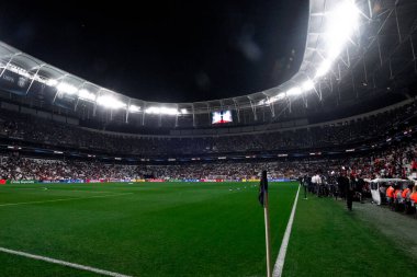 ISTANBUL, TURKEY - 14 Ağustos 2019: Vodafone Arena UEFA Süper Kupası Liverpool - Chelsea