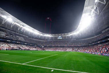 ISTANBUL, TURKEY - 14 Ağustos 2019: Vodafone Arena UEFA Süper Kupası Liverpool - Chelsea