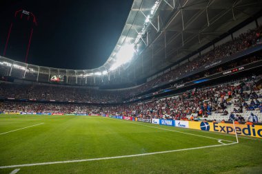 ISTANBUL, TURKEY - 14 Ağustos 2019: Vodafone Arena UEFA Süper Kupası Liverpool - Chelsea