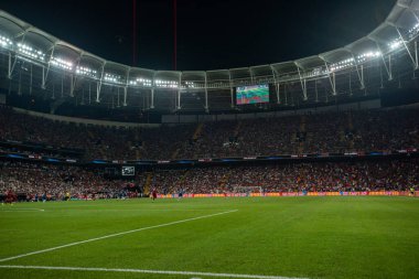 ISTANBUL, TURKEY - 14 Ağustos 2019: Vodafone Arena UEFA Süper Kupası Liverpool - Chelsea