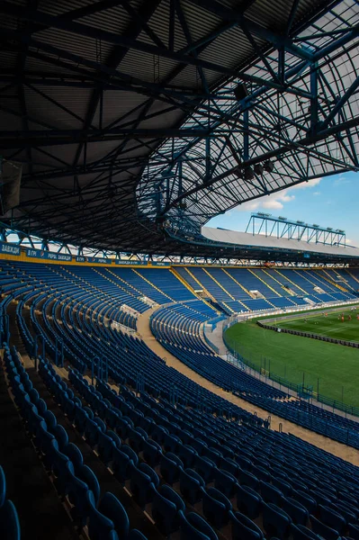 Kharkiv Ucraina Giugno 2020 Stadio Metallist Prima Della Partita Calcio — Foto Stock