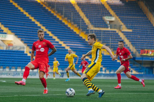 Kharkiv Ukrajna Június 2020 Labdarúgó Mérkőzés Ukrán Pfl Metallist 1925 — Stock Fotó